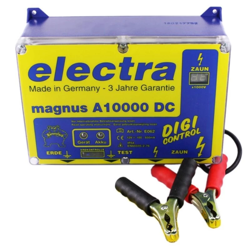 Electra Elektrozaungerät 12v »Magnus A10000 DC« Bis 50km 1 Electra Elektrozaungerät 12v »Magnus A10000 DC« Bis 50km