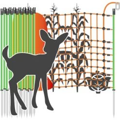 Ernteschutz Elektronetz »Euronetz« Elektrozaun · 50m 1 Spitze, 65cm