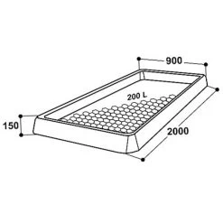 Klauenwanne »Suevia KB200« Zur Klauenpflege · 200x90x15cm -Viehbedarf Angebote klauenwanne suevia kb200 klauenpflege 200x90x15cm5