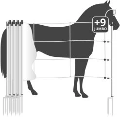 Pferdenetz »Euronetz« Weidenetze · 30m 2 Spitzen, 120cm