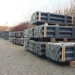 74 X Recyclingpfosten »Rund« 2,00m 7cm Palette -Viehbedarf Angebote recyclingpfosten rund 200m 7cm palette7