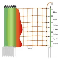 Schafnetz »Euronetz« Mit Wildverbissschutz · 50m 2 Spitzen, 106cm -Viehbedarf Angebote schafnetz euronetz mit wildverbissschutz 50m 2 spitzen 106cm3