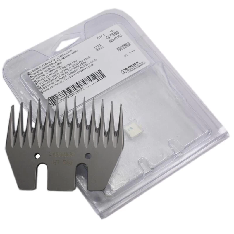 Scherkopf »Aesculap GT 588« Untere Schneidplatte 13 Zähne, 3,5mm 5 Scherkopf »Aesculap GT 588« Untere Schneidplatte 13 Zähne, 3,5mm – Bild 5