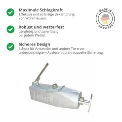 Wühlmaus Selbstschussfalle Auber »Set« Inkl. 50 Platzpatronen -Viehbedarf Angebote selbstschussapparat auber set mit 50 platzpatronen3