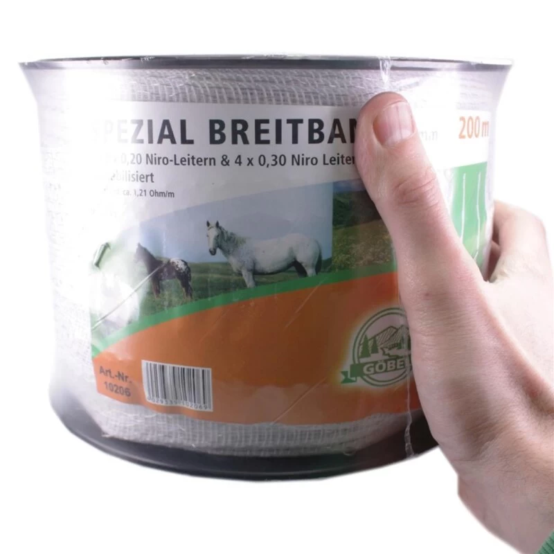 Weidezaun Band »Spezial« Breitband · 40mm, 200m 4 Weidezaun Band »Spezial« Breitband · 40mm, 200m – Bild 4