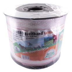 Weidezaun Band »Torero« Breitband · 38mm, 200m, Weiß-rot
