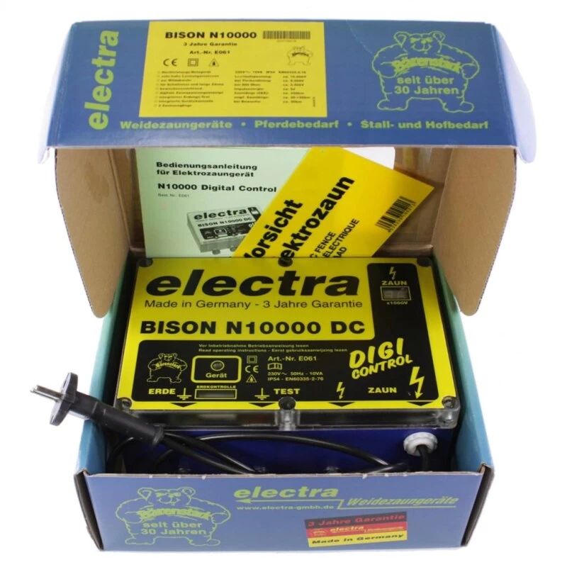 Electra Weidezaungerät 230v »BISON N10000 DC« Bis 100km 7 Electra Weidezaungerät 230v »BISON N10000 DC« Bis 100km – Bild 7