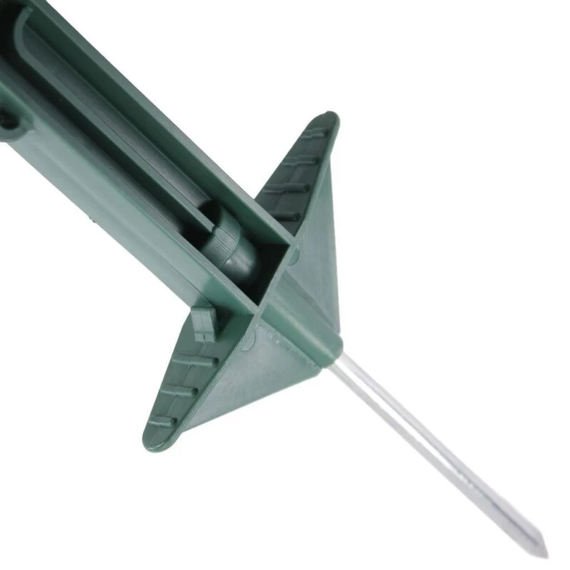 10x Weidezaunpfähle »Dreieckstritt« 150cm Kunststoff Pfähle 4 10x Weidezaunpfähle »Dreieckstritt« 150cm Kunststoff Pfähle – Bild 4