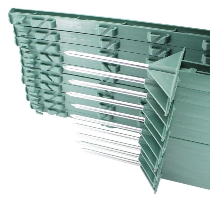 20x Weidezaunpfähle »Dreieckstritt« 105cm Kunststoffpfähle 1 20x Weidezaunpfähle »Dreieckstritt« 105cm Kunststoffpfähle