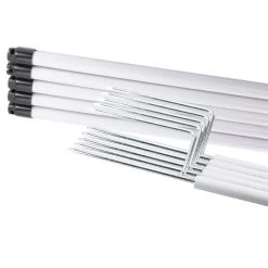 10x Weidezaunpfähle »Kunststoff« 150cm Weidezaun 19mm