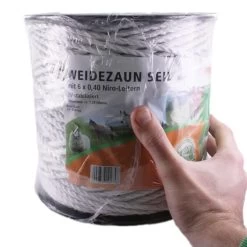 Weidezaunseil »Classic« Elektro Seil · 6mm, 200m, Weiß -Viehbedarf Angebote weidezaunseil elektro seil 6mm 200m4