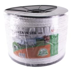 Weidezaunseil »Classic« Elektroseil · 6mm, 500m, Weiß