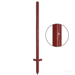 Winkelstahlpfähle 125cm »Classic« 10x, Harte Böden, Ecken · 3mm